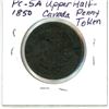 Image 2 : 1850 Bank of Upper Canada half penny token - PC-5A