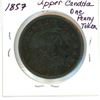 Image 2 : 1857 Bank of Upper Canada half penny token - PC-6D