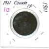 Image 1 : 1901 Canadian large cent coin