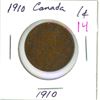 Image 1 : 1910 Canadian large cent coin