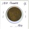 Image 2 : 1910 Canadian large cent coin
