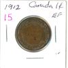 Image 1 : 1912 Canadian large cent coin