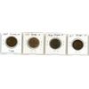 Image 2 : Lot of 4 - Canadian large cent coins - 1917-1920