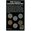 Image 2 : 20th century Canadian nickel set