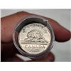 Image 9 : 4 tubes - Canadian 1960-1963 mint 5 cent coins