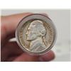 Image 3 : Tube of USA silver 5 cent coins - 1942-1945