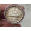 Image 4 : Tube of USA silver 5 cent coins - 1942-1945