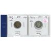 Image 1 : Lot of 2, USA silver 10 cent coins - 1911D, 1912D