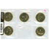 Image 1 : 2012 Canadian lucky loonie dollar pack - 5pk