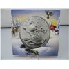 Image 1 : 2014 CANADIAN  .9999 SILVER $20 MINT COIN - SNOWMAN with Folder
