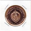 Image 1 : 1 OUNCE COPPER -  .999 FINE - MILITARY ORDER of the PURPLE HEART