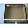 Image 1 : DISPLAY CASE - GLASS TOP - 17 by 15 1/2 inches - 4 inches deep