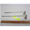Image 1 : 2 Vintage Silver Plate Candle Snuffers