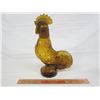 Image 2 : Large Amber Rooster Decanter Copyright Jeffery Sndyer