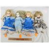 Image 1 : 4 porcelain dolls