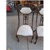 Image 2 : 3 Antique Elaborate Chairs