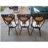 Image 5 : 3 Antique Elaborate Chairs
