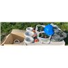 Image 2 : Outdoor Christmas Lights & Craft Supplies & Hard Hat & Skate Board Wheels
