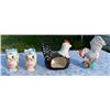 Image 1 : Chick Egg Holders, Hen & Rooster Collectibles