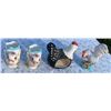 Image 3 : Chick Egg Holders, Hen & Rooster Collectibles