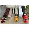 Image 1 : 3 Toy Semis  & 6 Trailers: Tankers, Flatbed, Dry Van