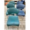 Image 2 : Hard Plastic Stacking Chairs & Foot Stool