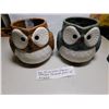 Image 1 : 509. Mino ware Japan owl themed pair of mugs