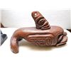 Image 2 : 524. Shamans B.C. chalkware 7” long Haida killer whale