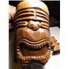 Image 1 : 527. Vintage wooden tiki mug and figurine