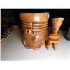Image 2 : 527. Vintage wooden tiki mug and figurine