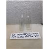 Image 2 : 529. 2 ½” vintage clear glass coke bottles