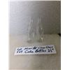 Image 3 : 529. 2 ½” vintage clear glass coke bottles