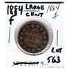 Image 1 : 563. 1884 large cent fine