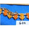Image 3 : 600. Coro orange flower necklace