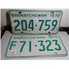 Image 1 : 635. 1970 car and farm licence plate