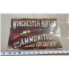 Image 3 : "Winchester" & "Remington" tin signs - 8"x11"