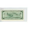 Image 2 : 1954 Modified Portrait $1. Beattie-Rasminsky signatures. I/Y Prefix. DC-37b. Serial Number 6570000. 