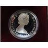 Image 2 : 1985 National Parks of Canada Proof Silver Dollar. Proof with Ultra Heavy Cameo. Bright White. House