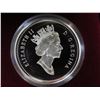 Image 2 : 1994 RCMP Dog Team Proof Silver Dollar. Proof with Ultra Heavy Cameo. Bright White. Housed in its or