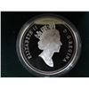 Image 2 : 1999 Queen Charlotte Islands Proof Silver Dollar. Proof with Ultra Heavy Cameo. Bright White. Housed