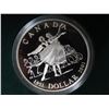 Image 1 : 2001 National Ballet of Canada Proof Silver Dollar. Proof with Ultra Heavy Cameo. Bright White. Hous