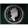 Image 2 : 2002 Queen Elizabeth Golden Jubilee Proof Silver Dollar. Proof with Ultra Heavy Cameo. Bright White.