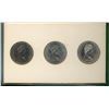 Image 2 : Set of 3 different 1977 Nickel Dollars. Includes Type 1: Short Water Lines, Rounded Edge & Attached 