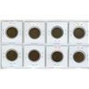 Image 2 : Lot of 8 Canadian George V Large Cents. Includes 1911, 1913, 1914, 1915, 1916, 1917, 1918, & 1919. C