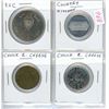 Image 1 : Lot of 4 Fast Food Tokens. Includes Kentucky Fried Chicken, Country Kitchen, & 2 Chuck E. Cheese.