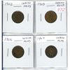 Image 1 : Lot of 4 U.S. Indian Head Cents. Includes 1902, 1903, 1906 & 1907.