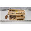 Image 1 : Lobster Trap...Wooden replica..9in long x 5in wide
