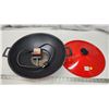 Image 3 : Westbend Electric Wok With Lid-- red, non-stick, 14in.