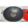 Image 5 : Westbend Electric Wok With Lid-- red, non-stick, 14in.