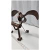 Image 5 : JUNK YARD DOG – Unique, heavy metal, welded yard art dog. 19 in long x 13 in high.